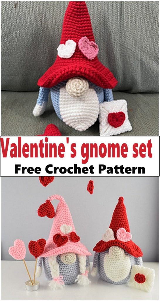 Valentine's gnome set