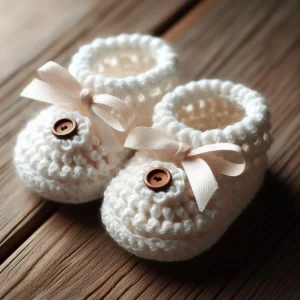 Sweet and Cozy Crocheted Baby Booties pattern Newborns