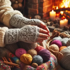  Stylish and Practical Winter Elegant Crocheted Fingerless Gloves 