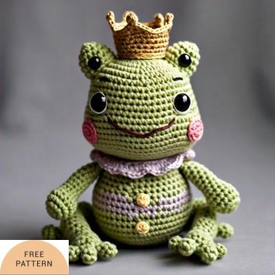 Crocheting the Frog Prince's Body and Head