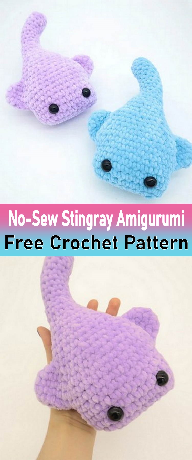 No-Sew Stingray Amigurumi