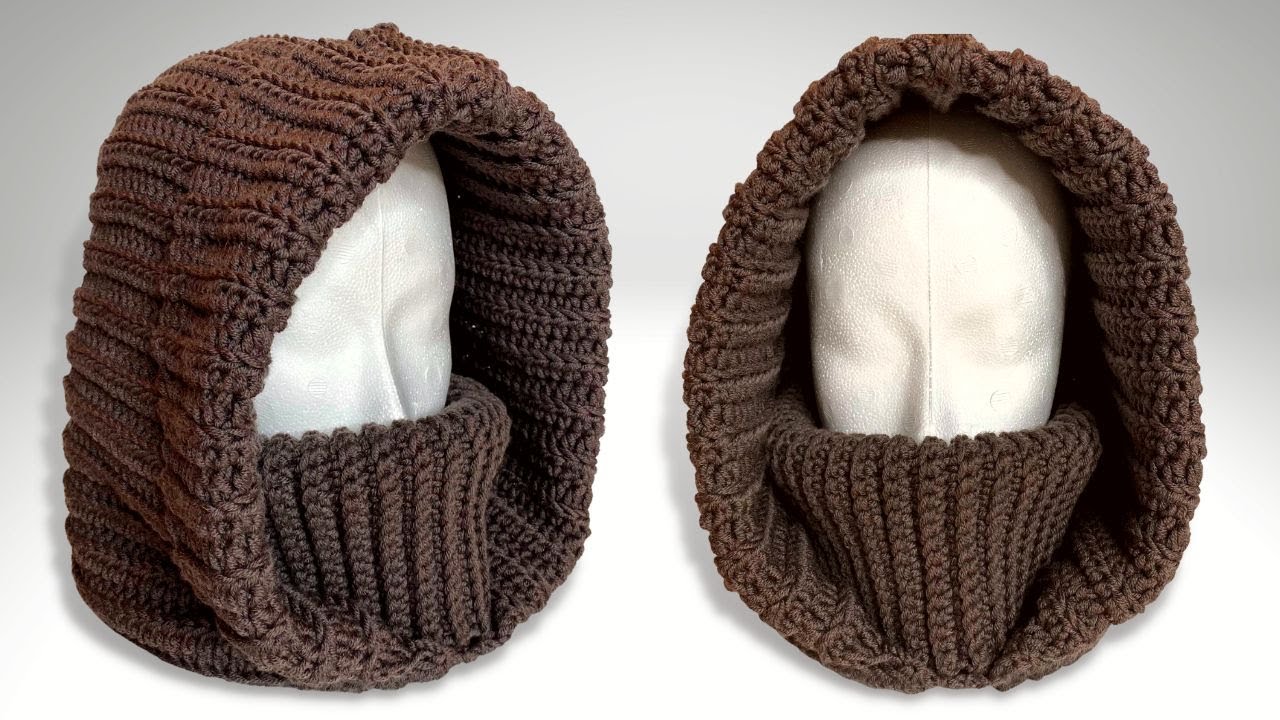 Stylish Free Crochet Hooded Cowl Patterns