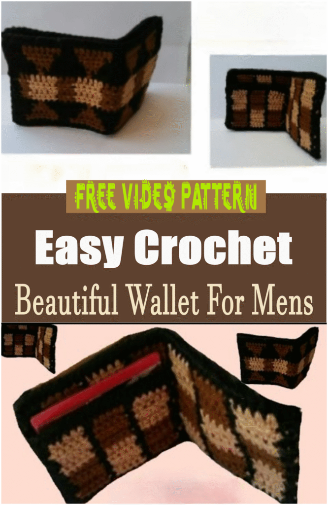 Easy Crochet Beautiful Wallet For Mens