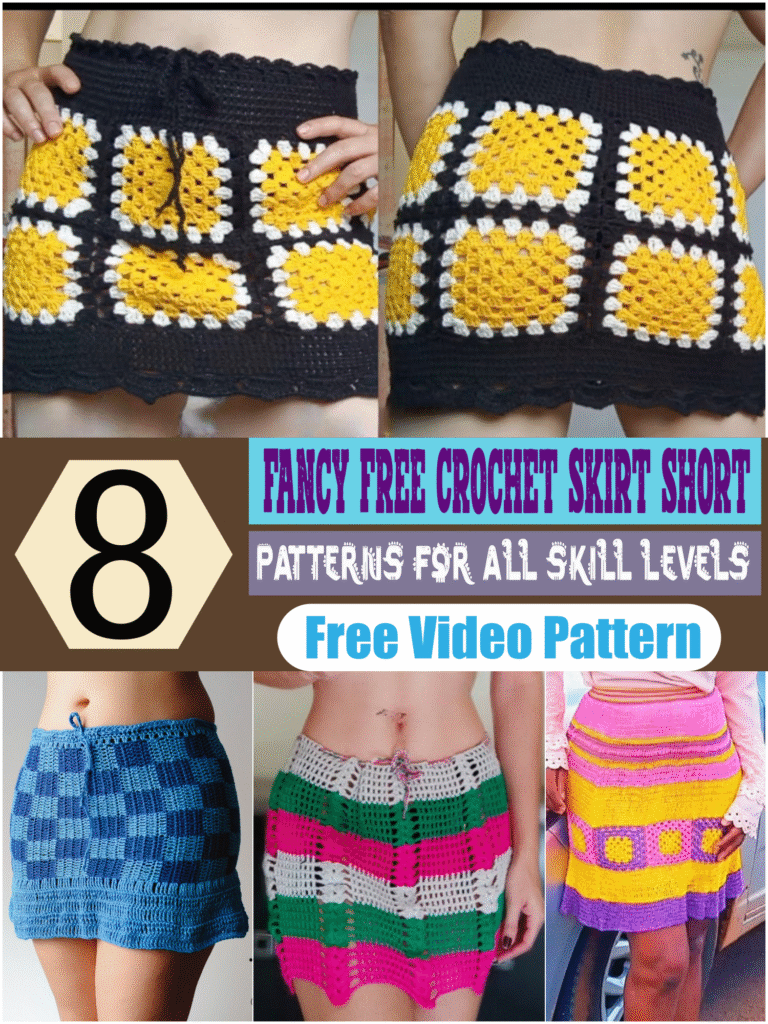 Fancy Free Crochet Skirt Short Patterns for All Skill Levels