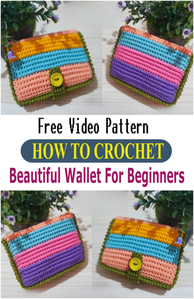How To Crochet Beautiful Wallet For Beginners