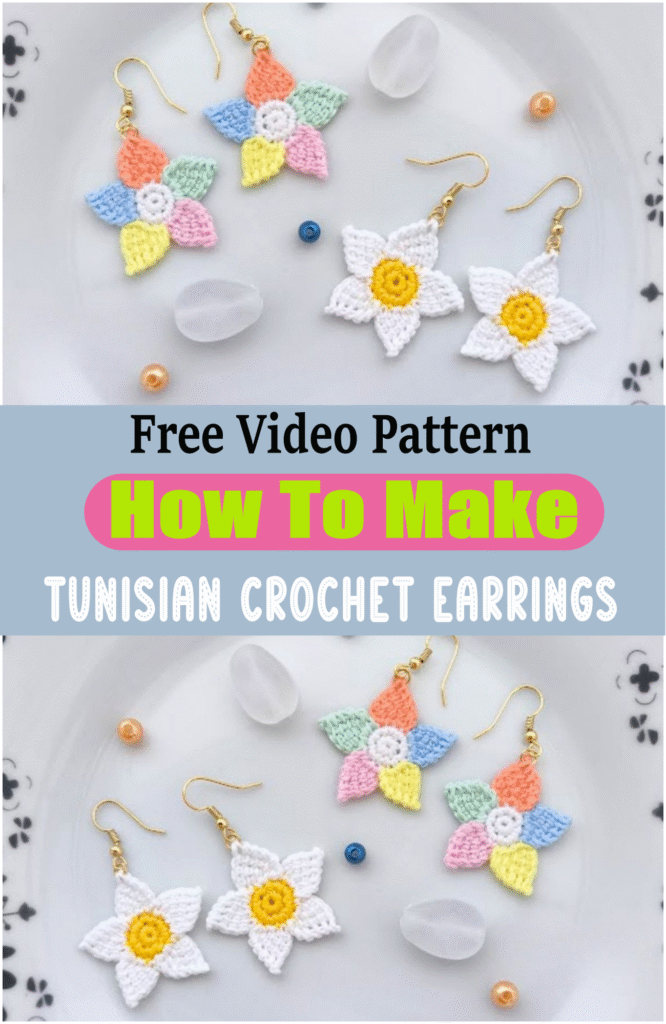 How To Make Tunisian Crochet Earrings