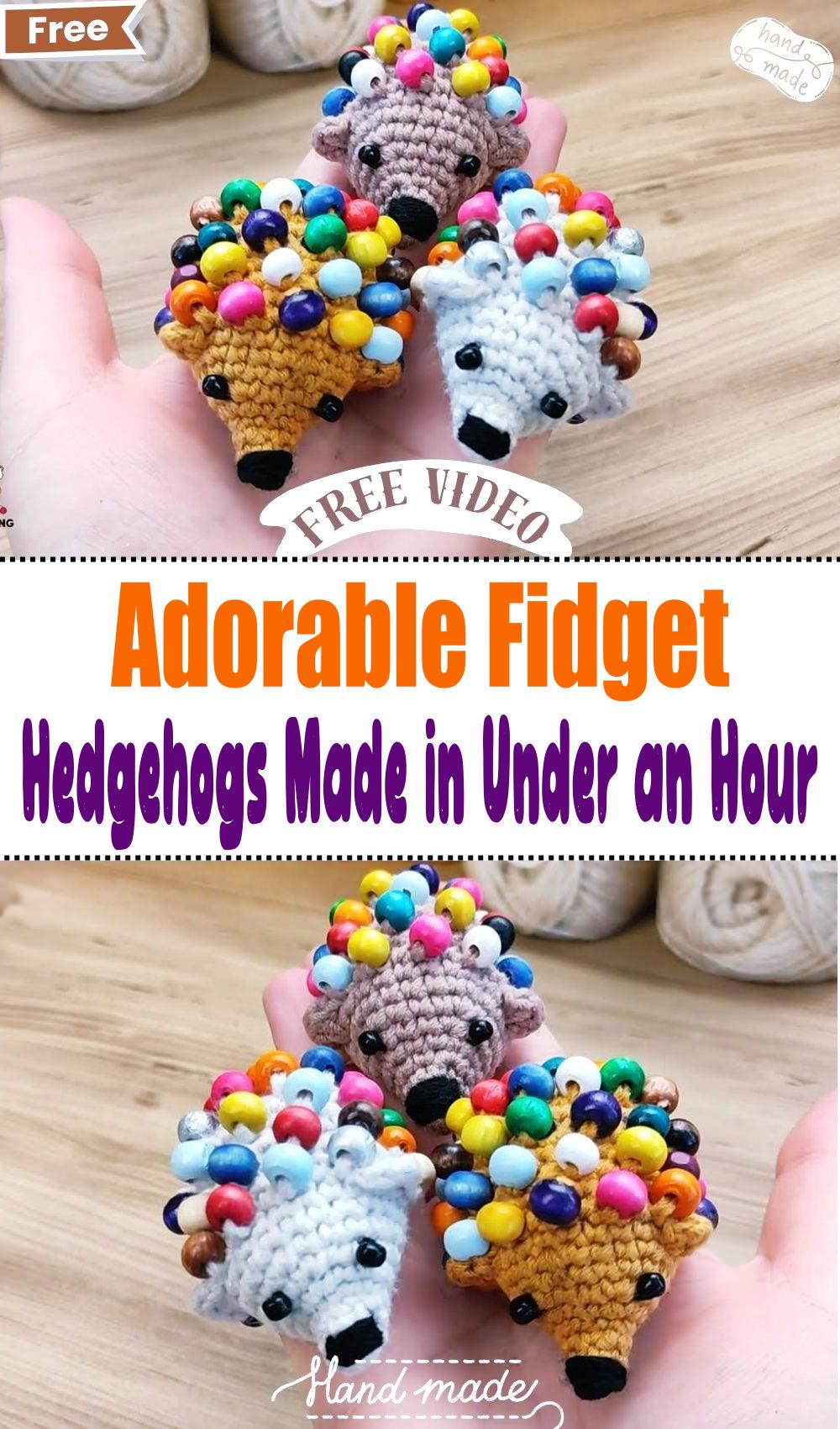 Adorable Fidget Hedgehogs – Made in Under an Hour