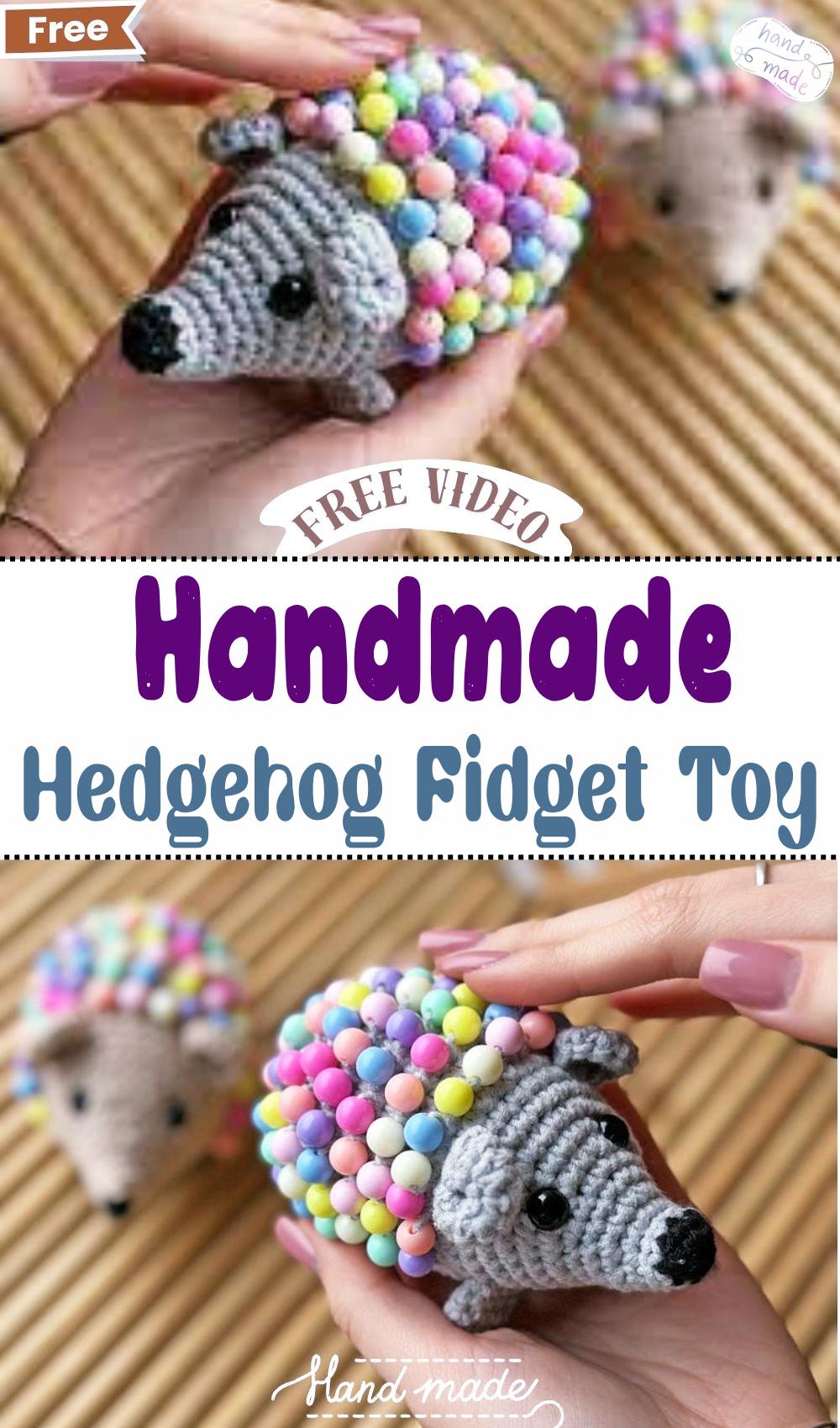 Handmade Hedgehog Fidget Toy