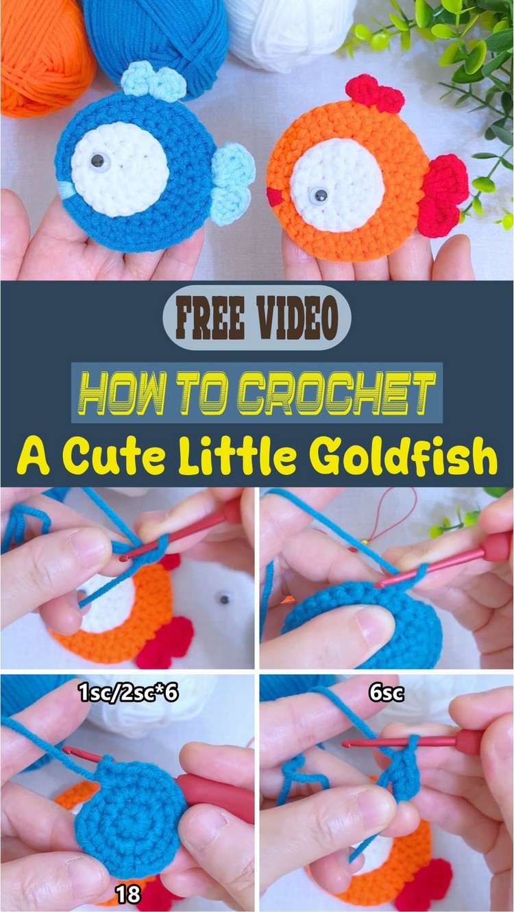 How To Crochet A Cute Little Goldfish