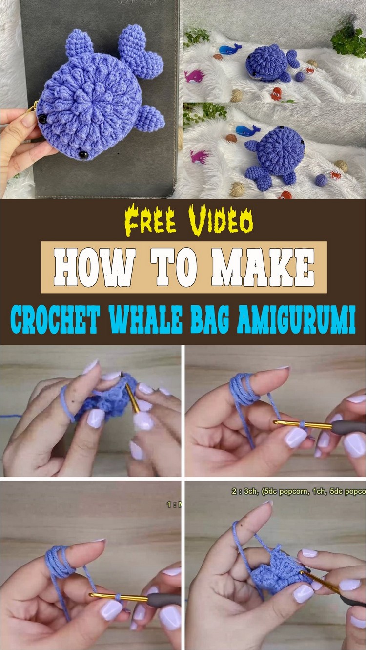 How To Make Crochet Whale Bag Amigurumi