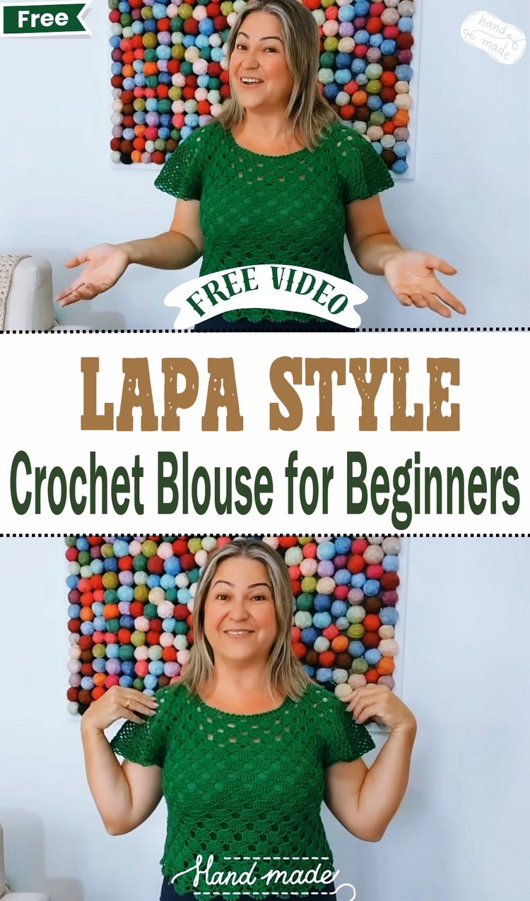 Lapa Style Crochet Blouse for Beginners