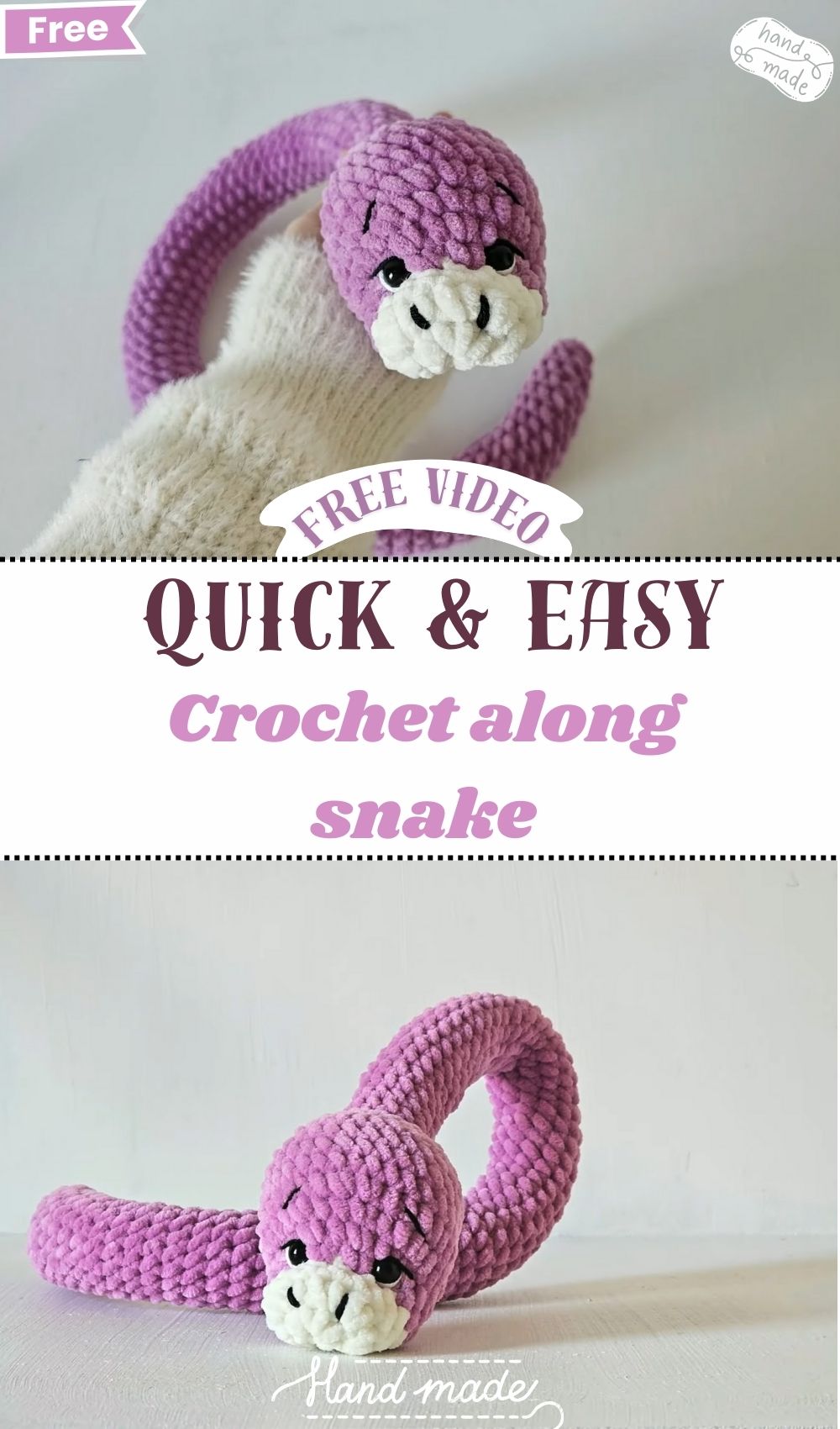 Quick & Easy Amigurumi Snake Pattern