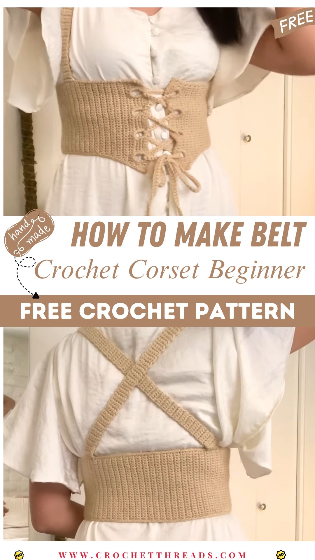 Beginner Tutorial How to Make a Crochet Corset Belt