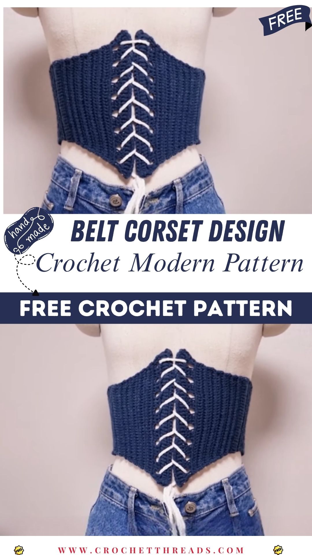 Crochet Belt Corset Design – Modern Pattern Idea