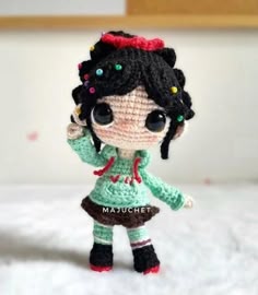 Crochet Mini Merida Doll Pattern