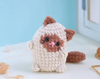 Crochet Siamese Cats Amigurumi