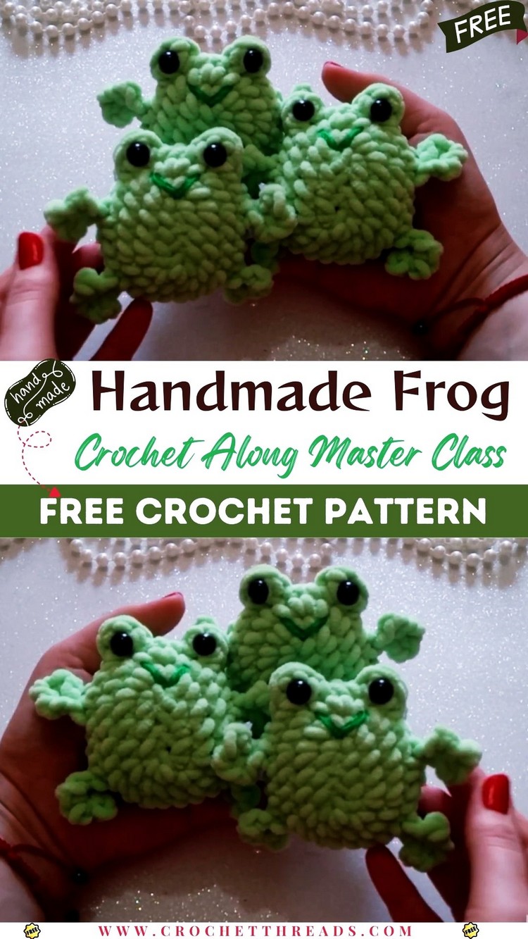 Handmade Frog Crochet Along Master Class