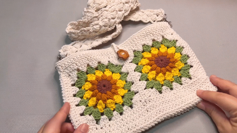Free Crochet Granny Square Cross Body Bag Patterns