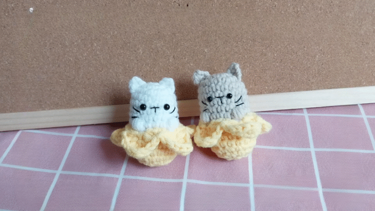 Crochet Chunky Cat Amigurumi Patterns Toy for Cat Lovers