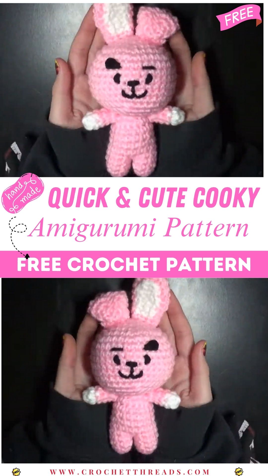 Crochet Cooky Amigurumi Pattern Quick & Cute DIY