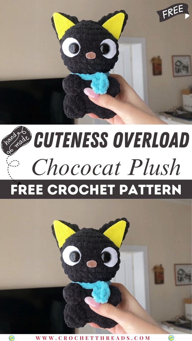 Crochet Cuteness Overload – Chococat Plush