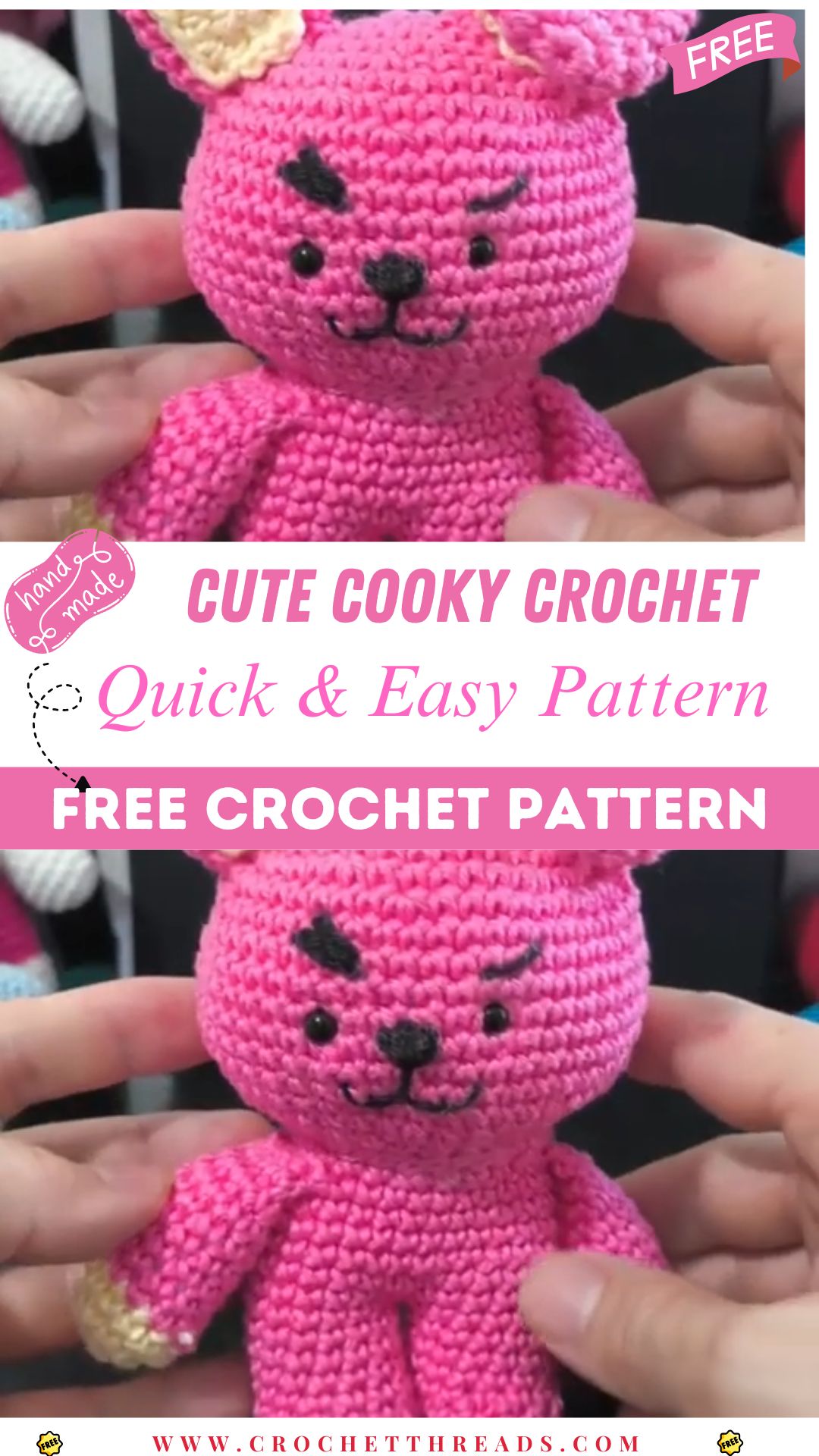 Cute Cooky Amigurumi Crochet Quick & Easy Pattern