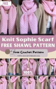 Bold Crochet Sophie Scarf