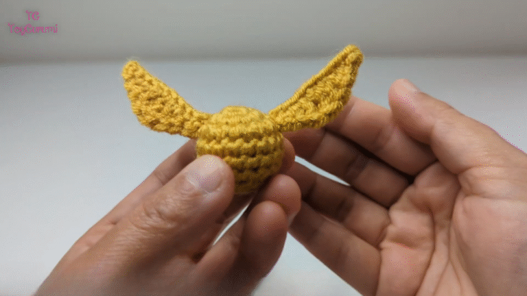 Crochet Golden Snitch Pattern – Perfect Handmade Gift for Potterheads