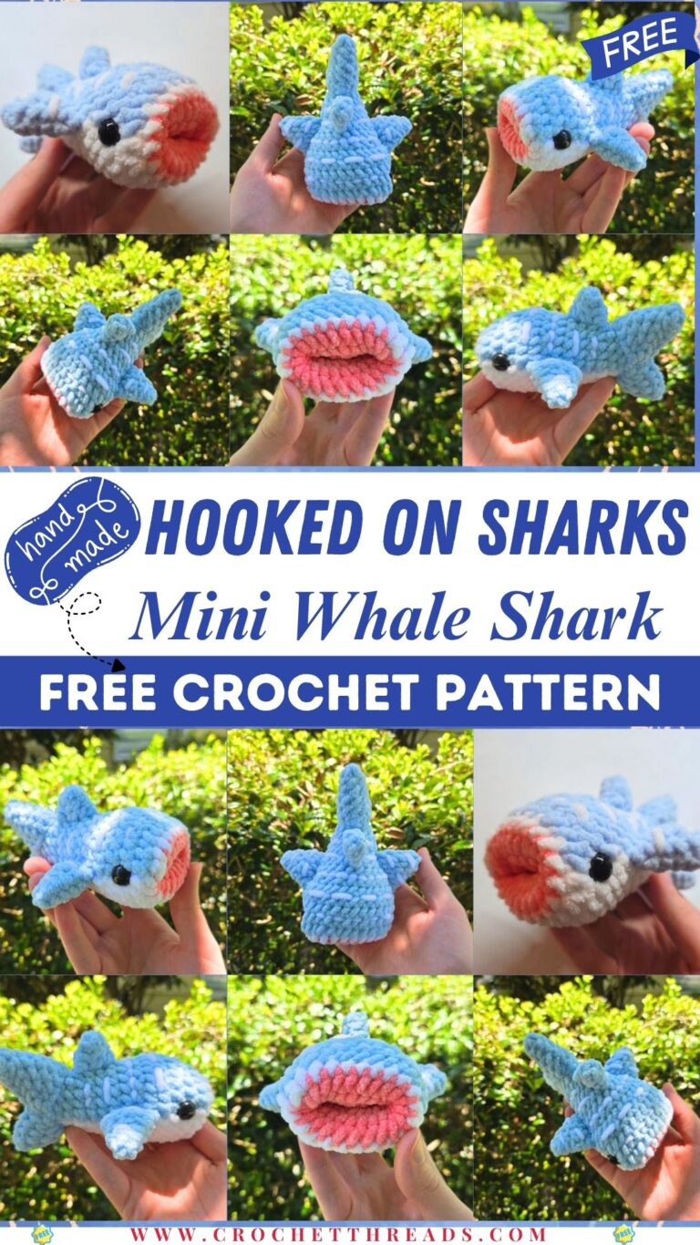 Crochet Baby Whale Shark Amigurumi