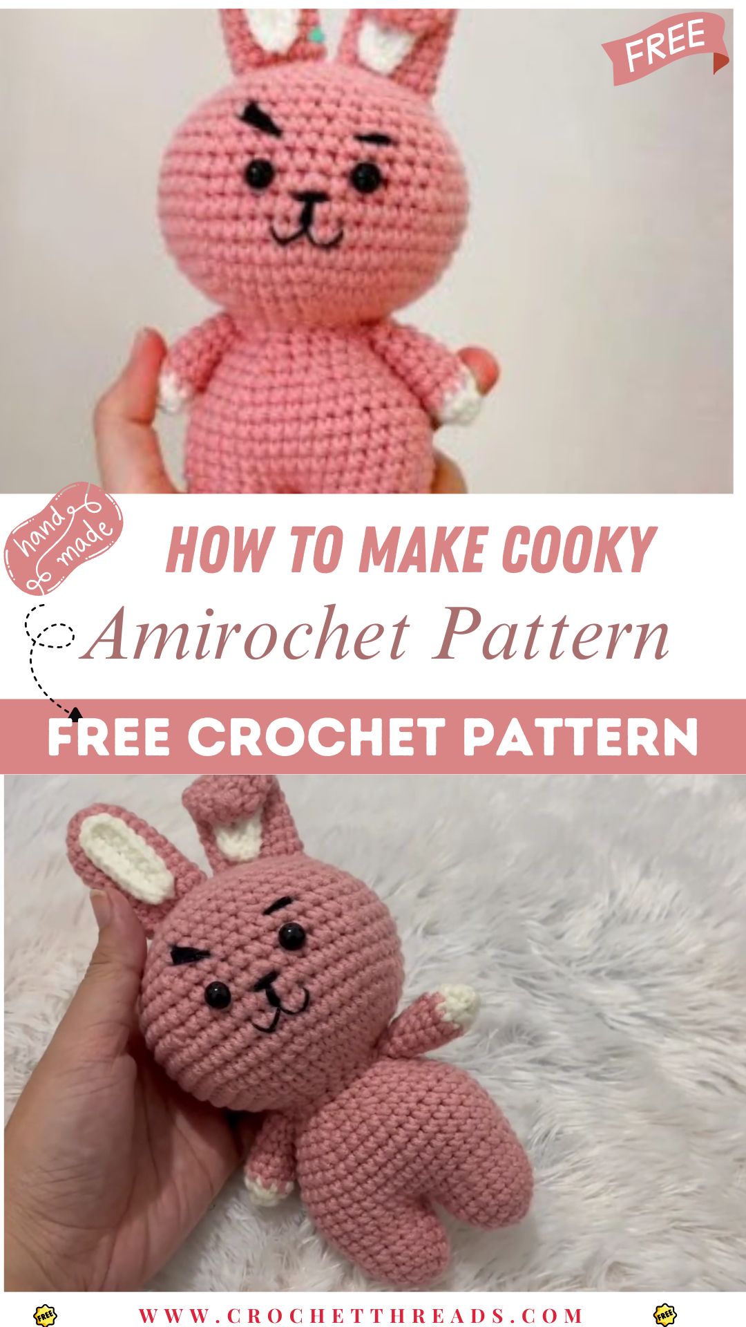 How to Crochet Cooky Cute Amigurumi Pattern