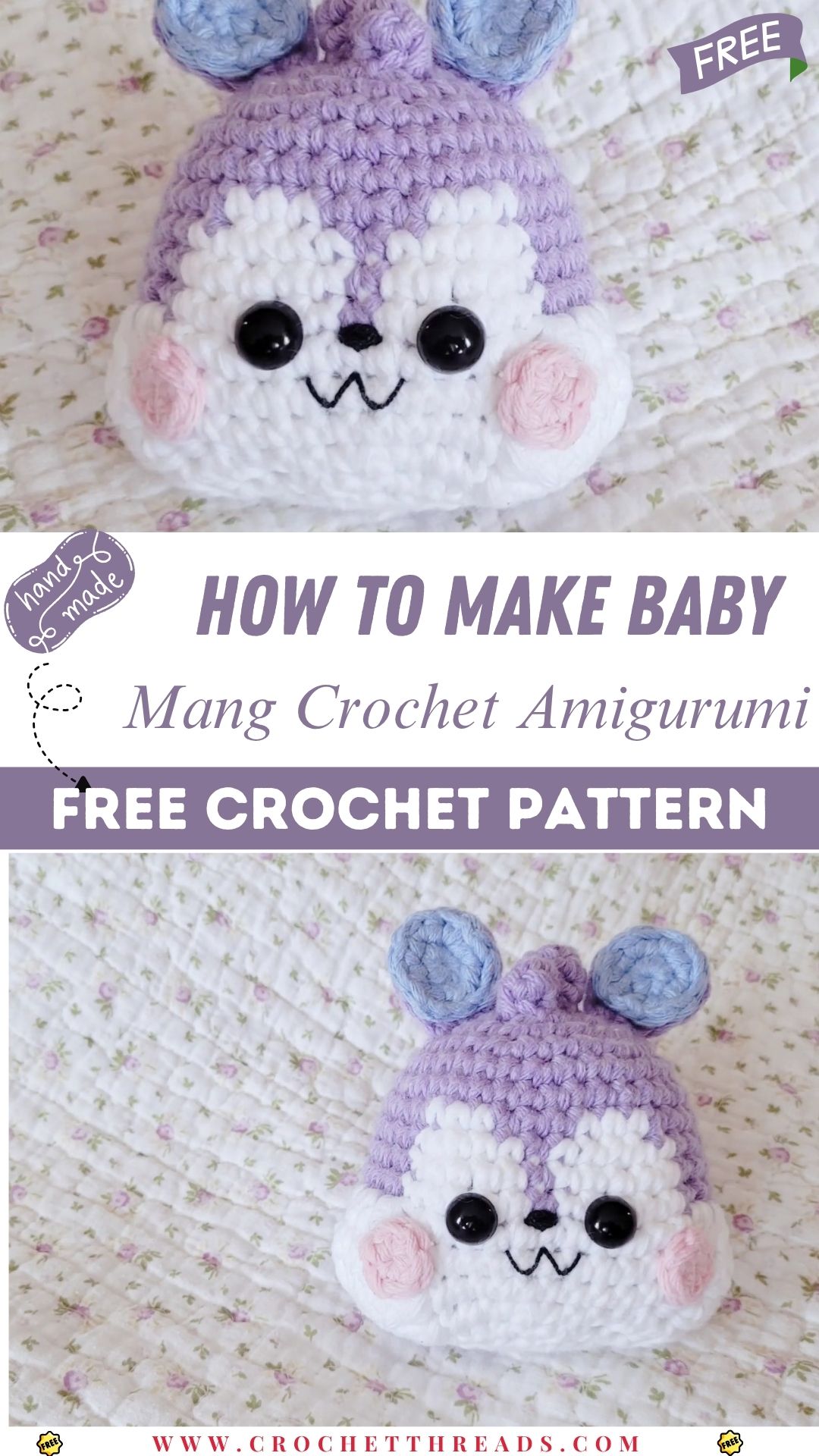 How to Make Baby Mang Crochet Amigurumi