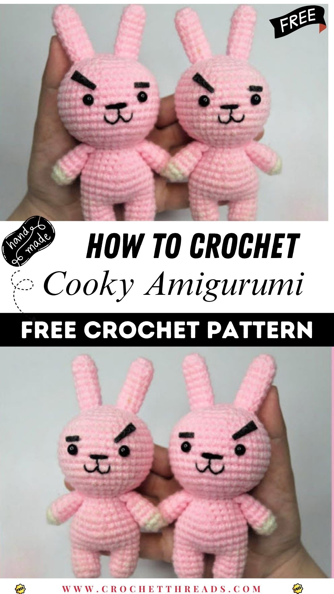 How to crochet Cooky Amigurumi Pattern