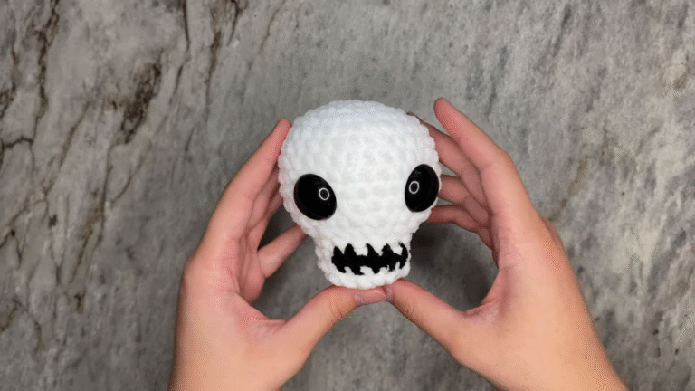Easy Crochet Cute Skull Halloween Spooky Plushie Patterns for Collection