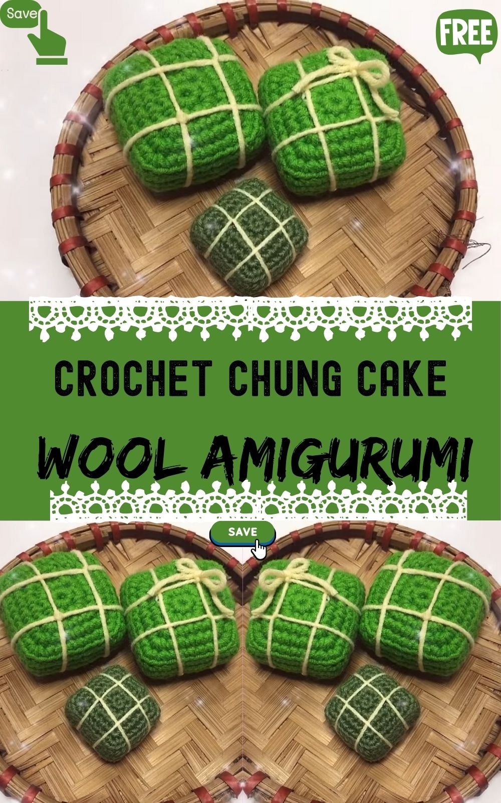 Easy Cute Crochet Chung Cake Using Wool Amigurumi Craft