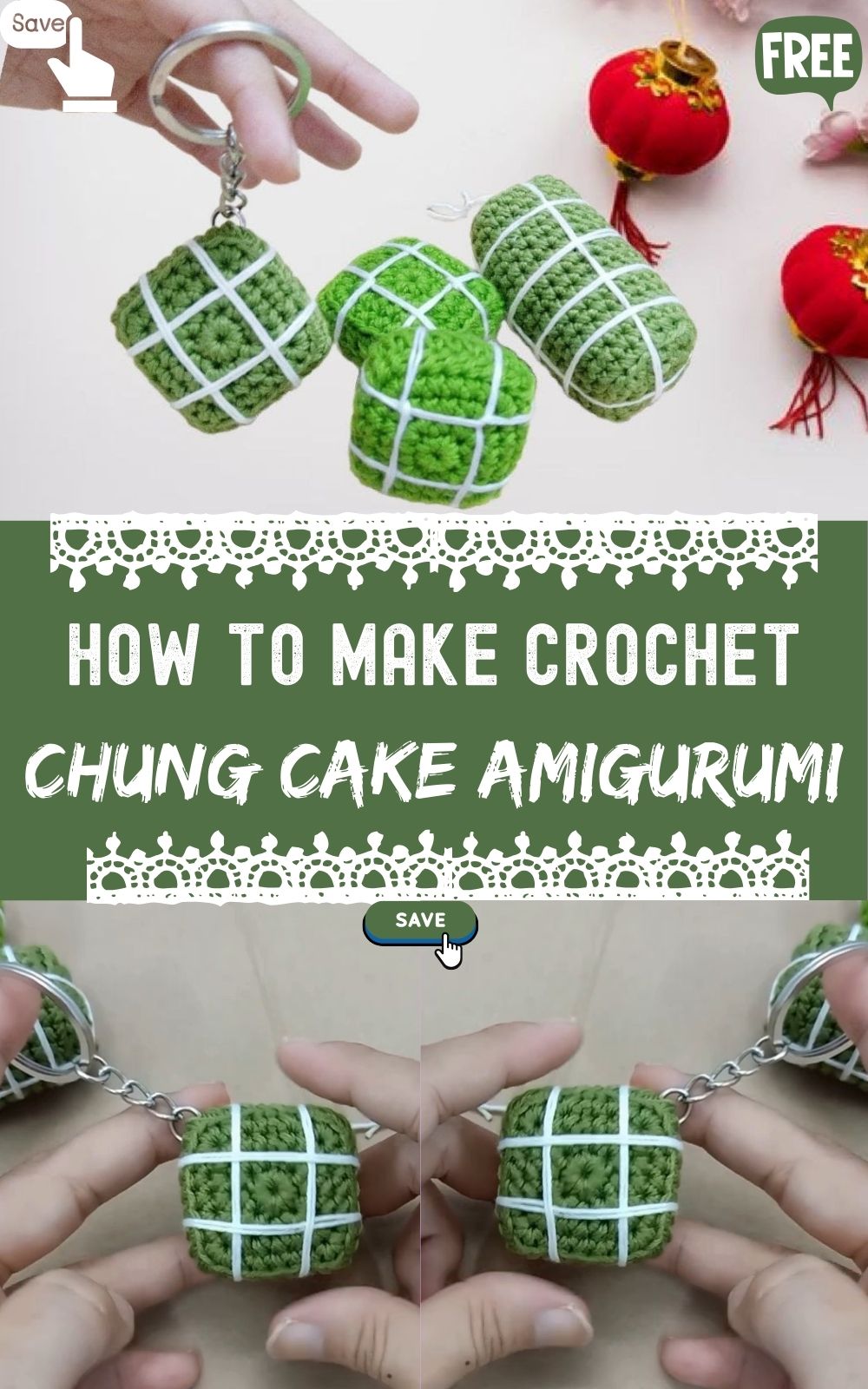 How to Make Cute Crochet Chung Cake Amigurumi Pattern