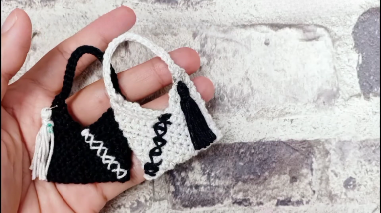 Iconic Crochet Japanese Style Sakura Mesh Tote Bag Pattern