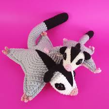 Adorable Crochet Sugar Glider Pattern – Soft Toy for Kids