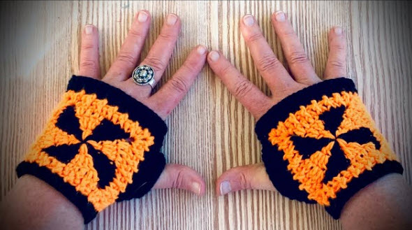 Free Crochet Small Hand Warmers Gloves Patterns For Women