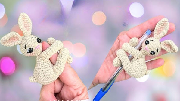 Crochet Finger Puppet Pen Topper Amigurumi Pattern