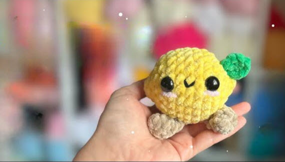 Cute Crochet Lemon Beginner Amigurumi Pattern