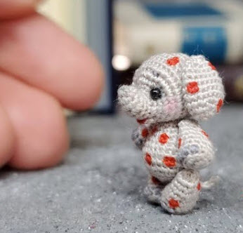 Cute Crochet Mini Dog Amigurumi Pattern Step-by-Step