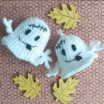 Dazzling Cute Crochet Ghost Halloween Amigurumi Toy Soft & Pattern Design