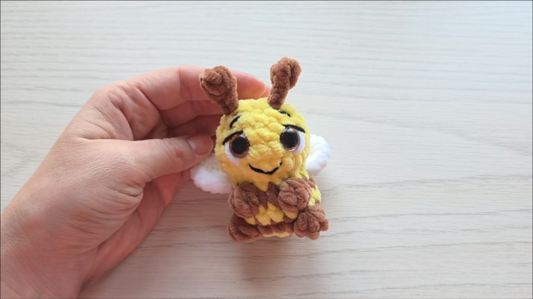 Humble Crochet Sweet Little Bee Plushie Amigurumi Pattern for Beginners Toy