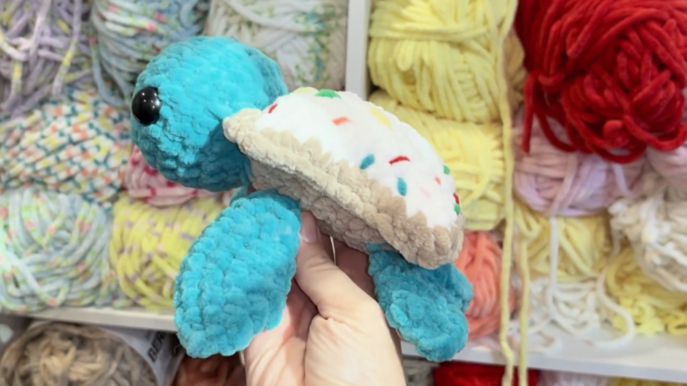 Crochet Pop Tart Turtle Amigurumi Pattern