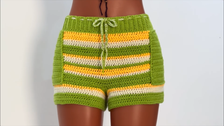 Crochet Shorts With Pockets