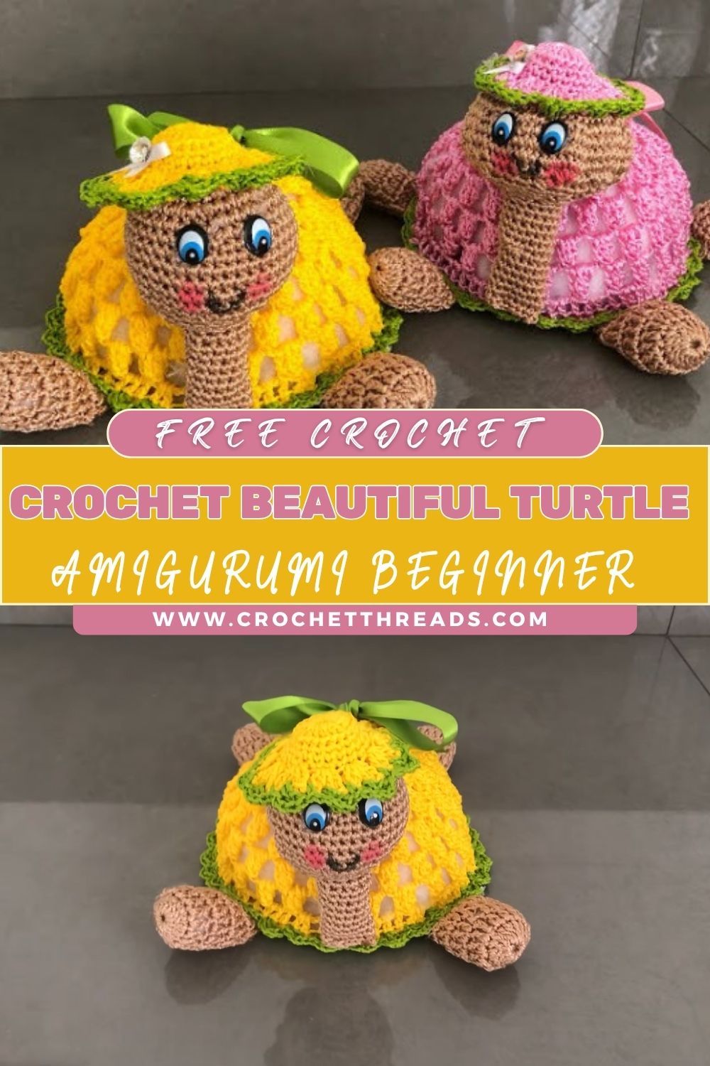 Exceptional Crochet Beautiful Turtle Amigurumi Beginner Pattern Step-by-Step
