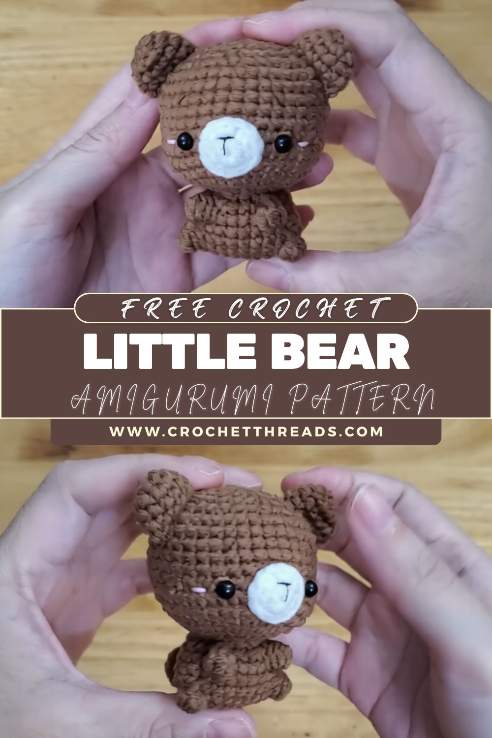 Flawless Crochet Little Bear Amigurumi Pattern Step by Step