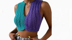 Sparkling Crochet Vest Top Easy Everyday Wear Pattern for Beginners