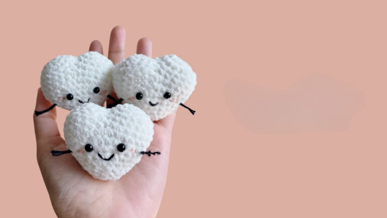 Inspiring Crochet Lovely Heart Soft Amigurumi Step-by-Step Pattern