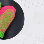 Precious Crochet Gloves Mittens Soft & Warm Colorful Handmade Winter